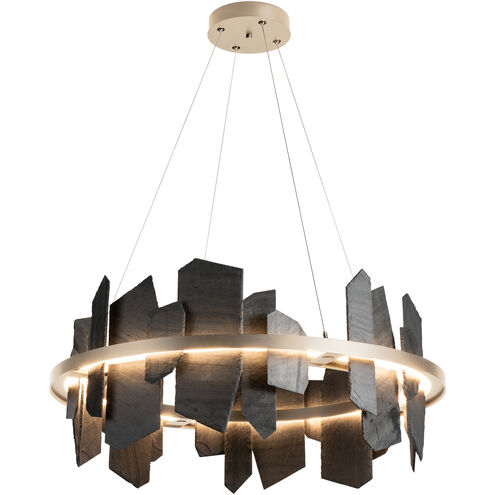 Ardesia LED 38 inch Soft Gold Pendant Ceiling Light, Circular