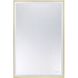 Paulding 48 X 32 inch Gold Mirror, Frontlit