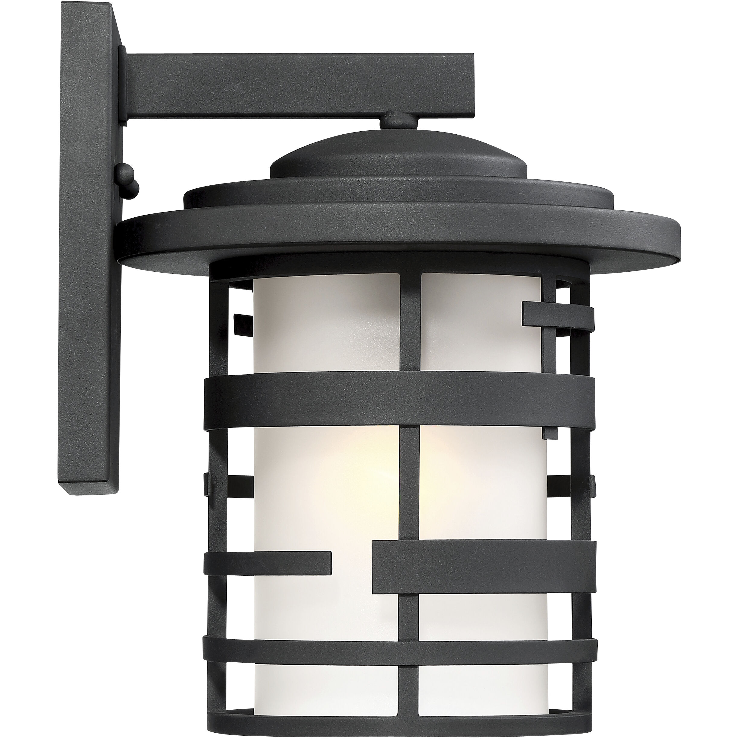 Lansing 1 Light 11 inch Textured Black Outdoor Wall Mount