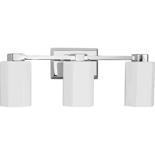 Estrada 3 Light 22.37 inch Polished Chrome Bathroom Vanity Light Wall Light