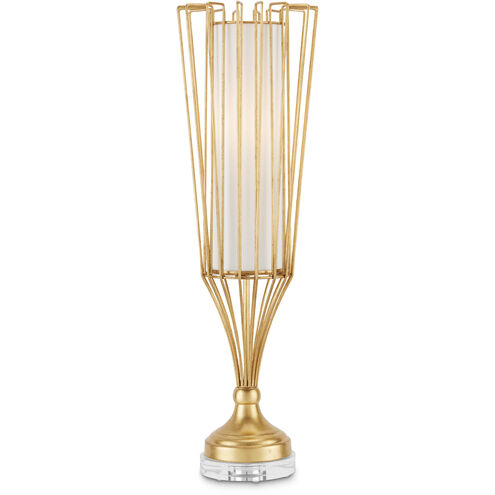 Forlana 26.5 inch 25 watt Contemporary Gold Leaf Table Lamp Portable Light