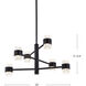 Copenhagen LED 24 inch Black Exterior Pendant
