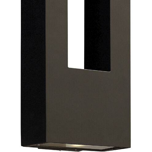 Atlantis LED 16 inch Bronze Outdoor Wall Mount Lantern, Medium