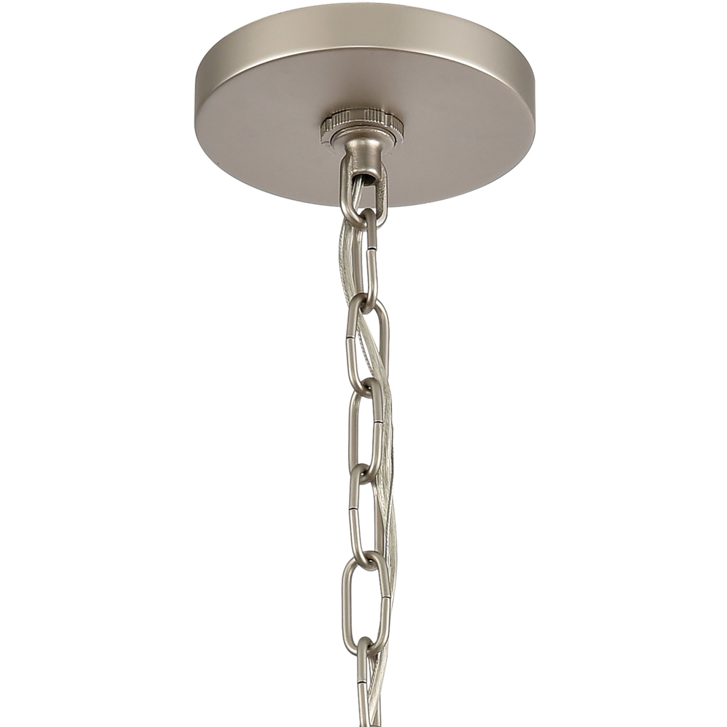 Clausten 4 Light 21 inch Matte Nickel Chandelier Ceiling Light