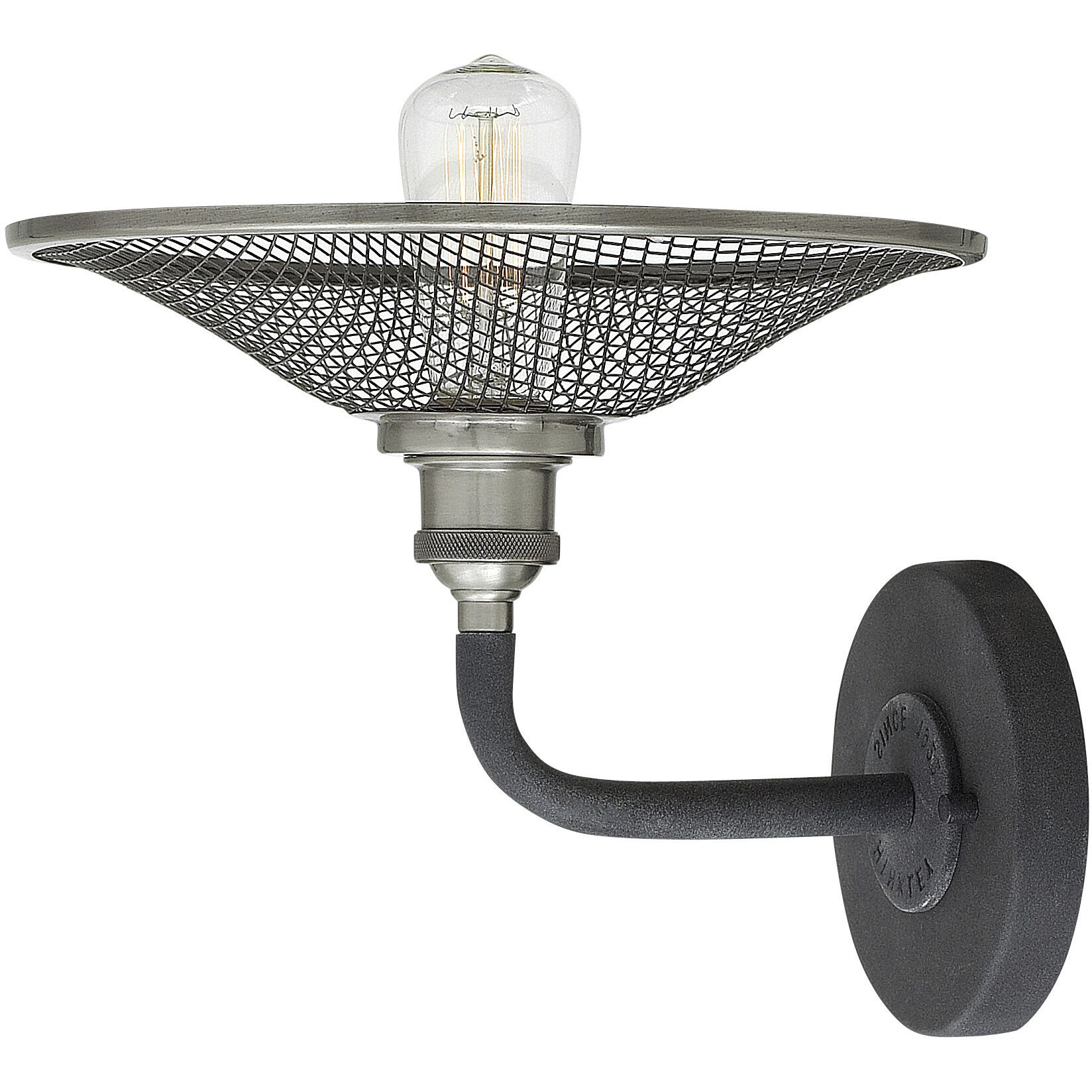 Rigby 1 Light 10 inch Aged Zinc with Antique Nickel Indoor Wall Sconce Wall Light