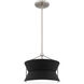 Nira 2 Light 13 inch Brushed Nickel Pendant Ceiling Light
