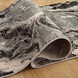 Artema 94 X 32 inch Black/Grey Rug in 2 x 8