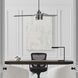 Jovie 52 LED 52 inch Brushed Steel with Silver/American Walnut reversible blades Indoor/Outdoor Ceiling Fan