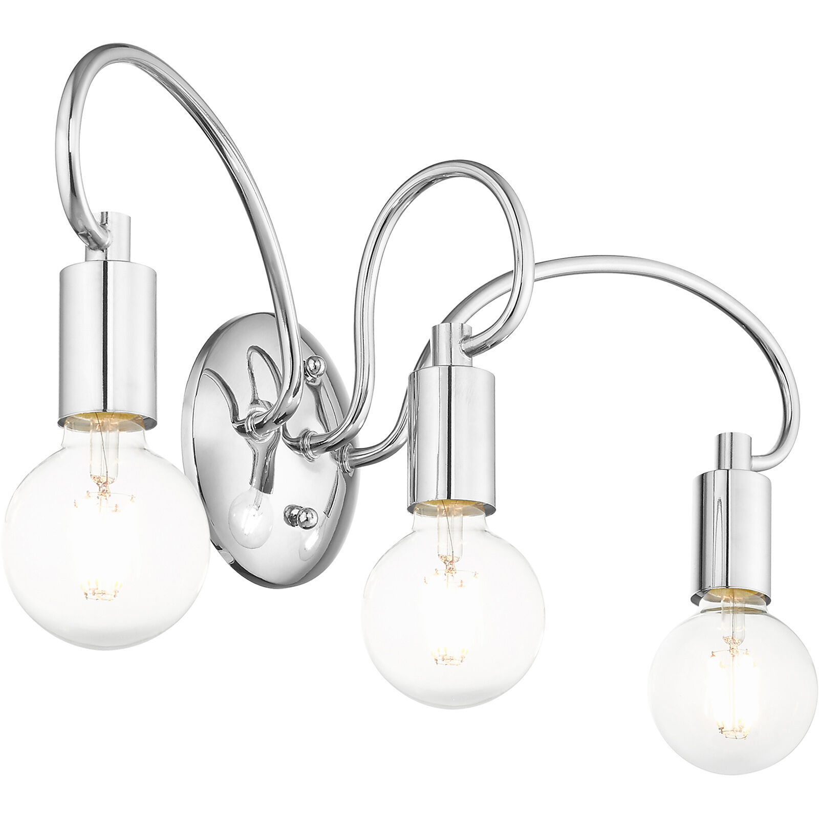 Bari 3 Light 22 inch Polished Chrome Vanity Sconce Wall Light