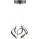 Mira LED 9.5 inch Black Pendant Ceiling Light