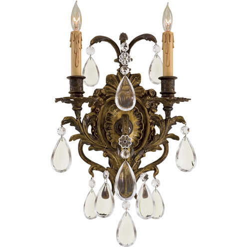 Jonathan 2 Light 12.25 inch Oxide Brass Wall Sconce Wall Light