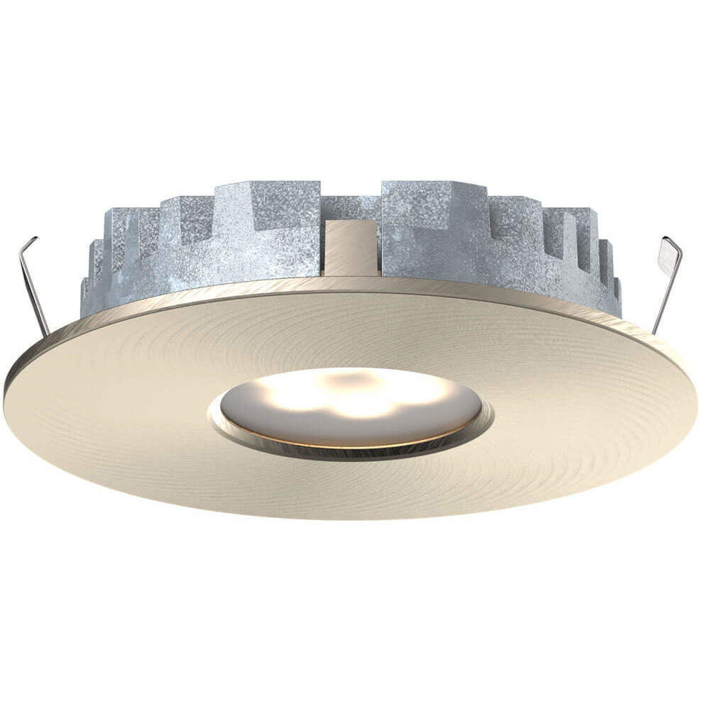 Super Puck Recessed Satin Nickel Puck