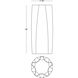 Eric 18 inch Vase