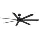 Pendry 72 72 inch Black Indoor/Outdoor Ceiling Fan