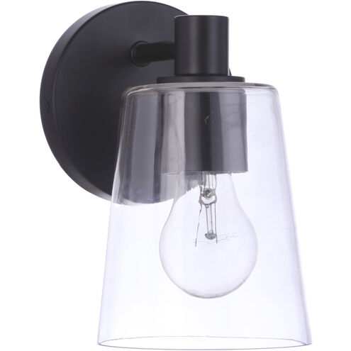 Emilio 1 Light 5 inch Flat Black Wall Sconce Wall Light