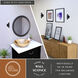 Warren 2 Light 4.75 inch Matte Black Wall Light