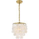 Selene 1 Light 10 inch Brass Pendant Ceiling Light
