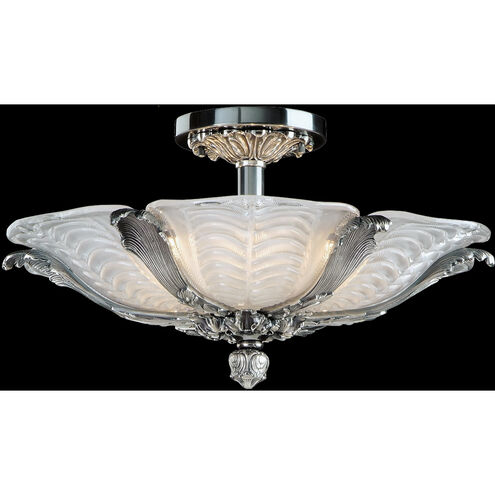Mariner Luxury LED 25.98 inch Old Silver Flush Mount Ceiling Light