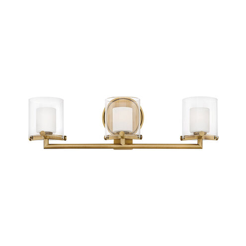 Rixon LED 24 inch Heritage Brass Vanity Light Wall Light