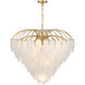 Boa 15 Light 34 inch Warm Brass Chandelier Ceiling Light