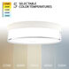 Twist-N-Lite LED 9 inch White Flush Mount Ceiling Light