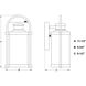 Winfield LED 11.5 inch Matte Black Outdoor Wall