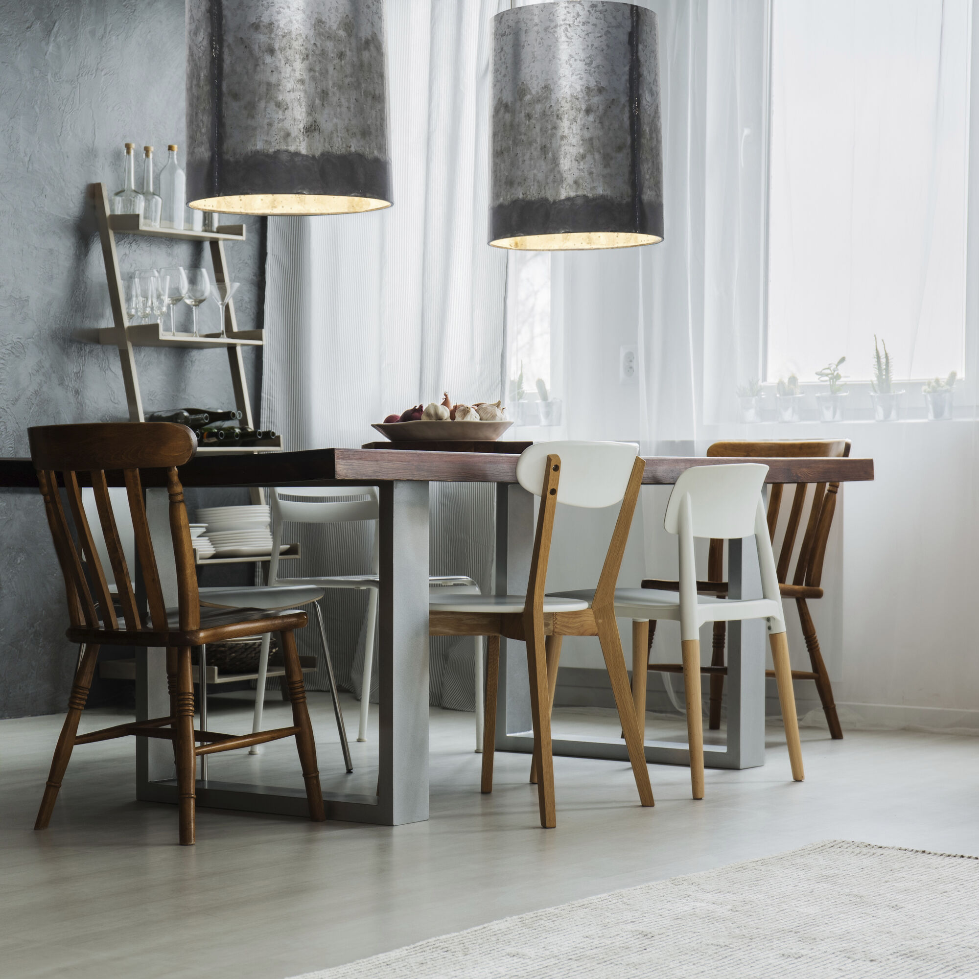 Cannery 3 Light 16 inch Ombre Galvanized Pendant Ceiling Light