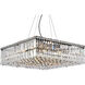 Maxime 12 Light 24 inch Black and Clear Chandelier Ceiling Light in Royal Cut