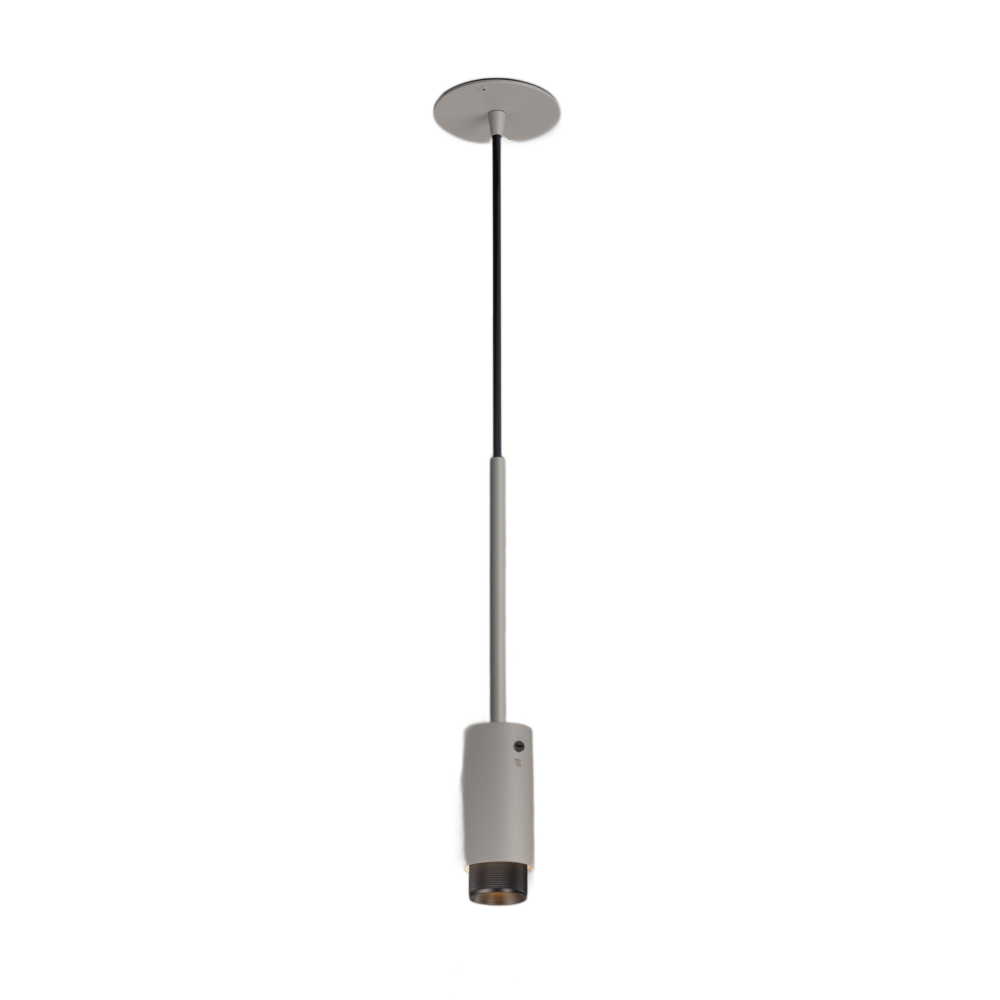 Exhaust Pendant LED 2.36 inch Stone / Smoked Bronze Pendant Ceiling Light