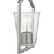 Vertex 1 Light 5 inch Brushed Nickel Semi-Flush Mount Ceiling Light