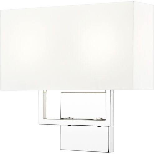 Saxon Wall Sconce Wall Light in Polished Nickel