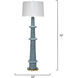 Rowan 70 inch 60 watt Blue Wood Beads Floor Lamp Portable Light, Inline