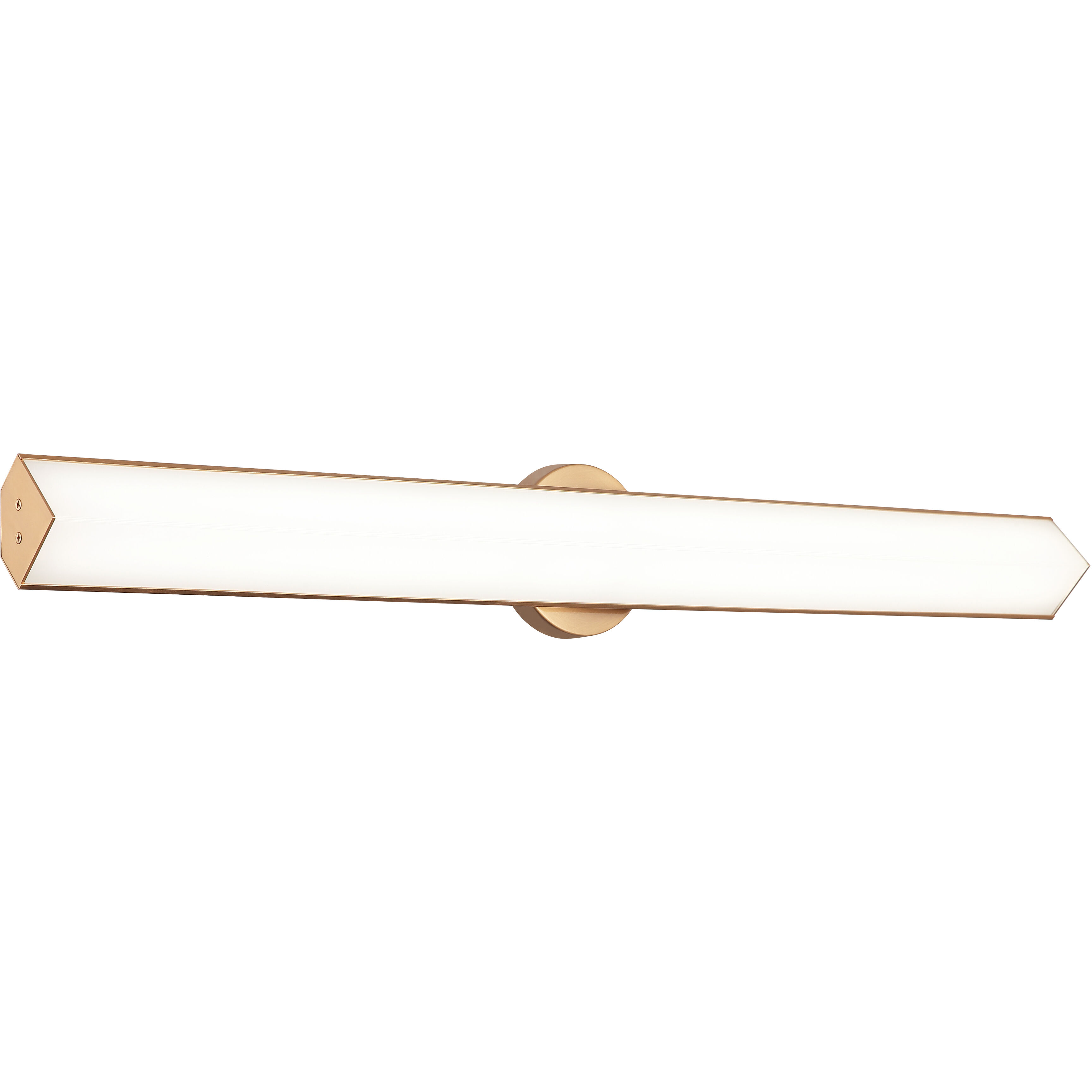 Jade LED 32.38 inch Aged Gold Brass Bath Vanity Light Wall Light