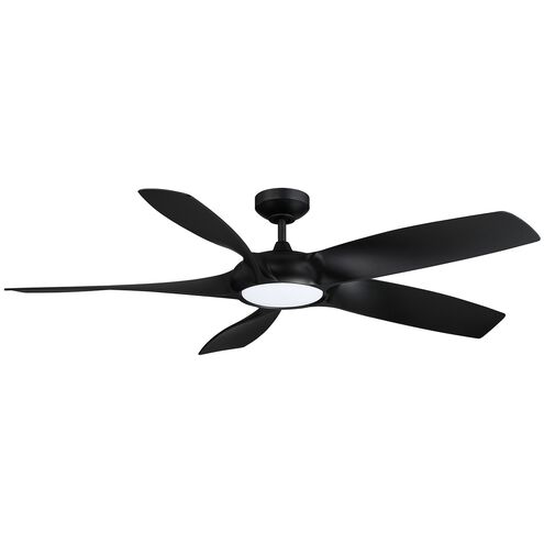 Blade Runner 54 inch Black Ceiling Fan