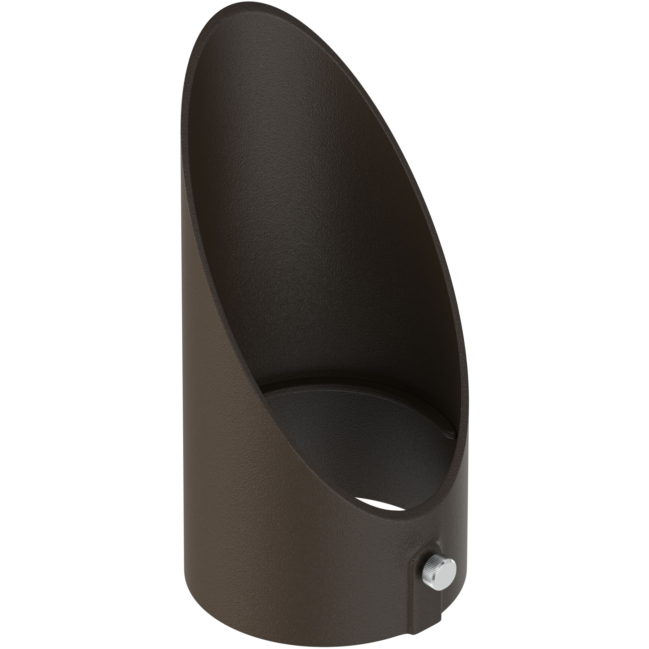 Varia Textured Architectural Bronze Long Cowl, Adjustable