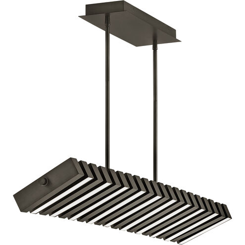 Stitch LED 42 inch Painted Black Oxide Chandelier Ceiling Light