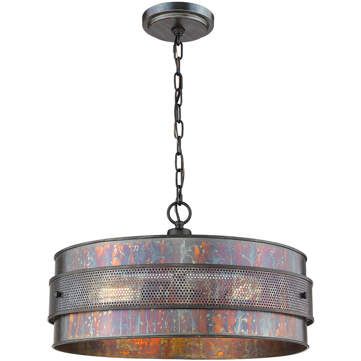 Ryker 3 Light 21 inch Bronze Patina Pendant Ceiling Light