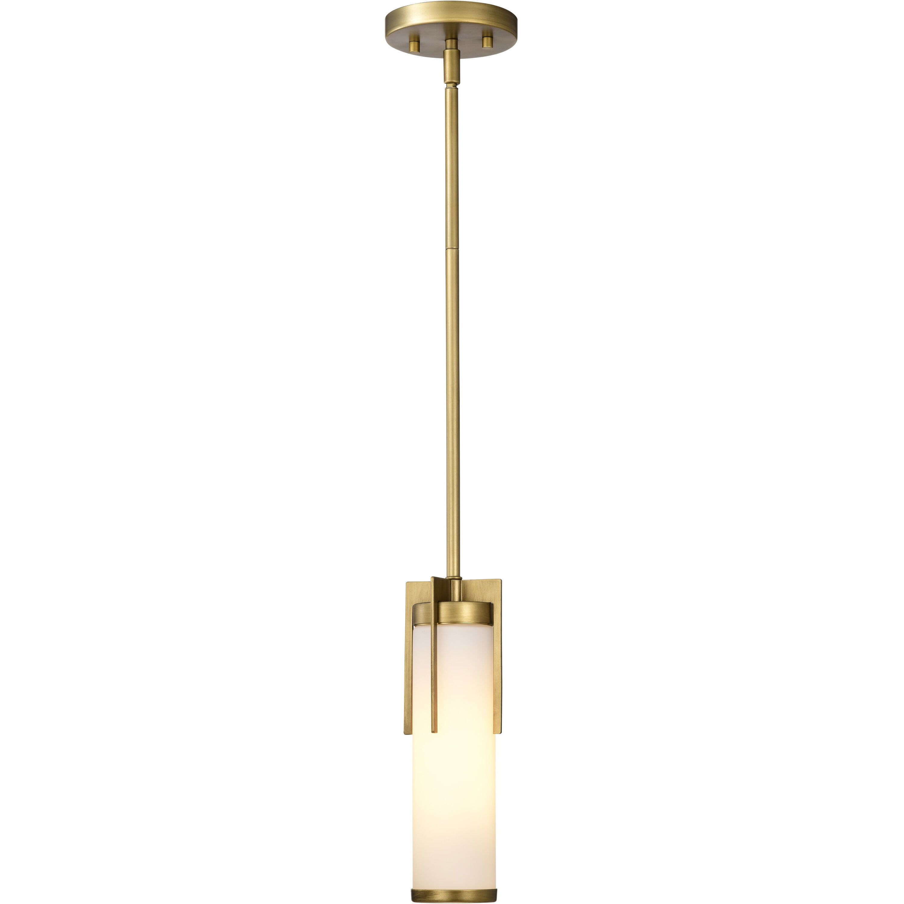 Roselle 3.75 inch Natural Brass Pendant Ceiling Light