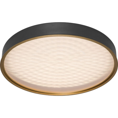 Pan 16 inch Satin Dark Gray Flush Mount Ceiling Light