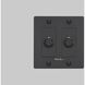 2G 100-120 Black Dimmer Switch, LED