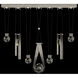 Aria 14 Light 60 inch Silver Pendant Ceiling Light