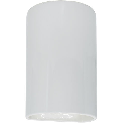 Ambiance 1 Light 5.75 inch Gloss White Wall Sconce Wall Light in Incandescent, Gloss White/Gloss White