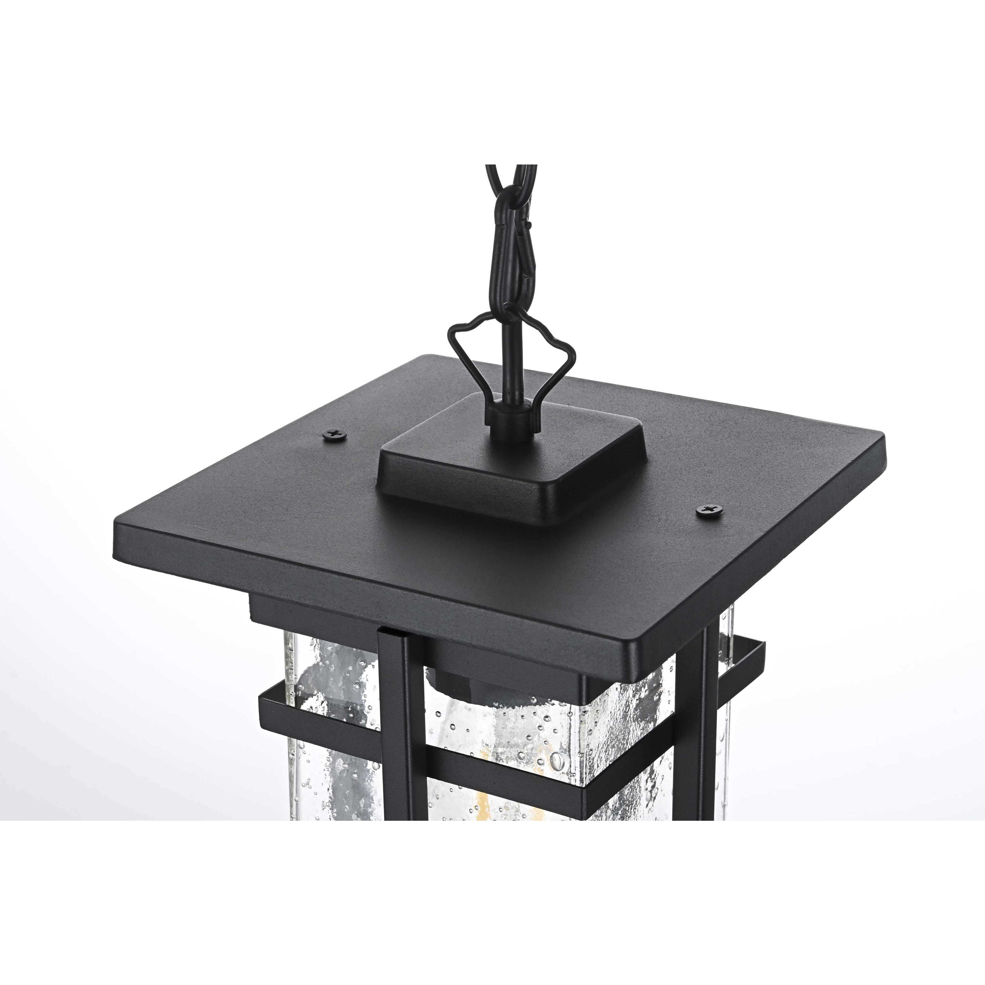 Livingston 1 Light 6.5 inch Black Outdoor Pendant