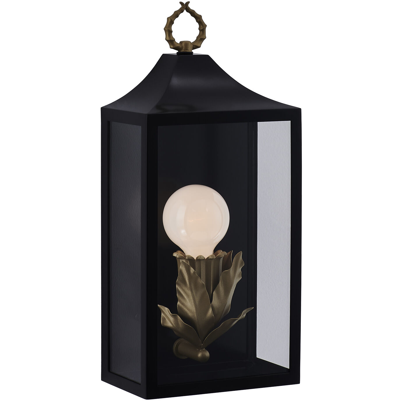 Marge 1 Light 18 inch Matte Black Outdoor Wall Sconce