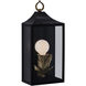 Marge 1 Light 18 inch Matte Black Outdoor Wall Sconce