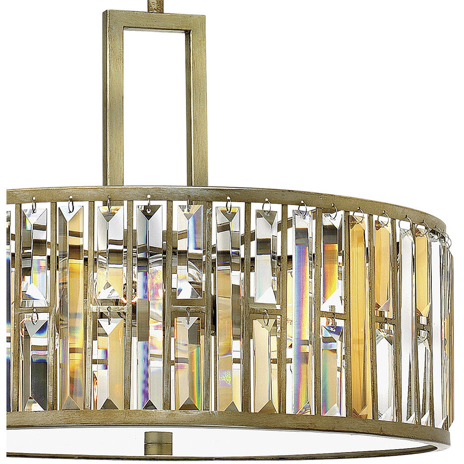 Gemma LED 21.25 inch Silver Leaf Foyer Light Ceiling Light