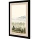 Landscapes Collection Block Profile In Dark Wood With Silver Lip Framed Art