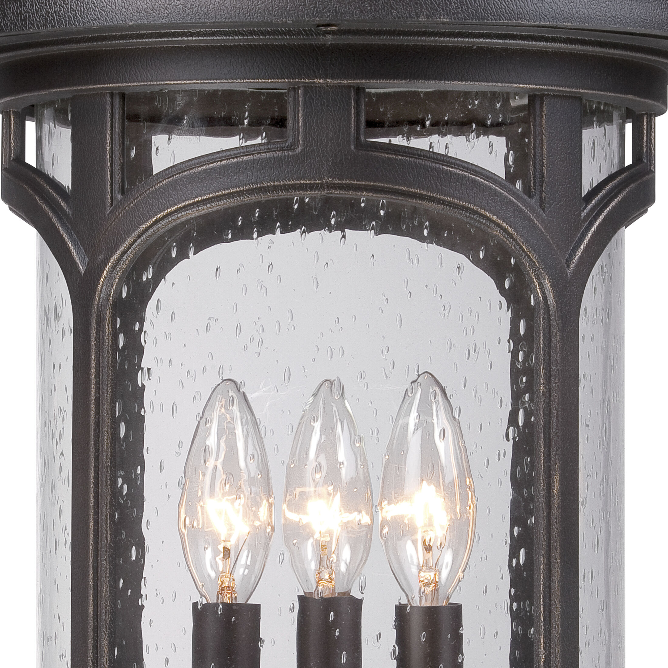 Marblehead 3 Light 19 inch Palladian Bronze Outdoor Post Mount