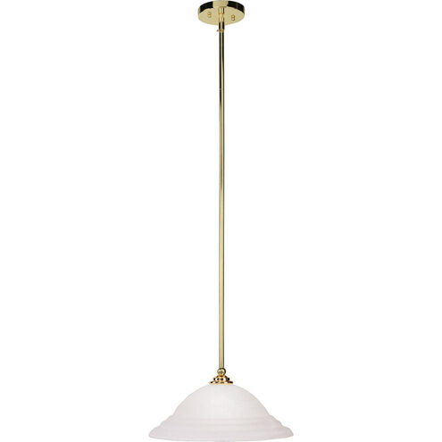 North Port 1 Light 16 inch Polished Brass Pendant Ceiling Light