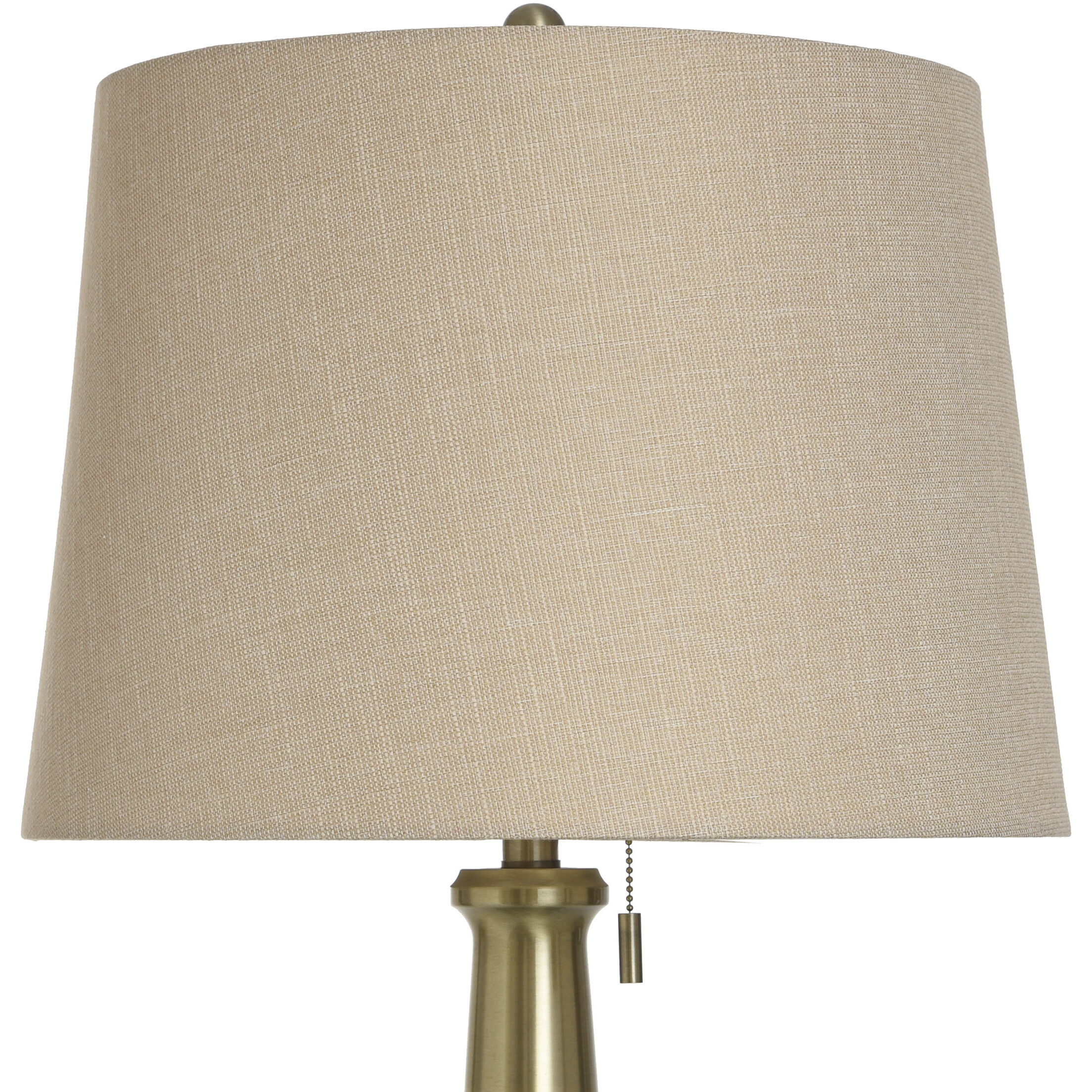 Isaiah 37 inch 100.00 watt Smoke and Brass Table Lamp Portable Light